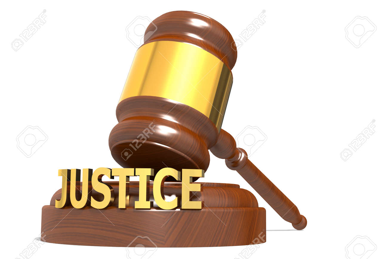 Wooden judge gavel with justice word, 3d rendering - 169211809 Wooden judge gavel with justice word, 3d rendering - 169211809