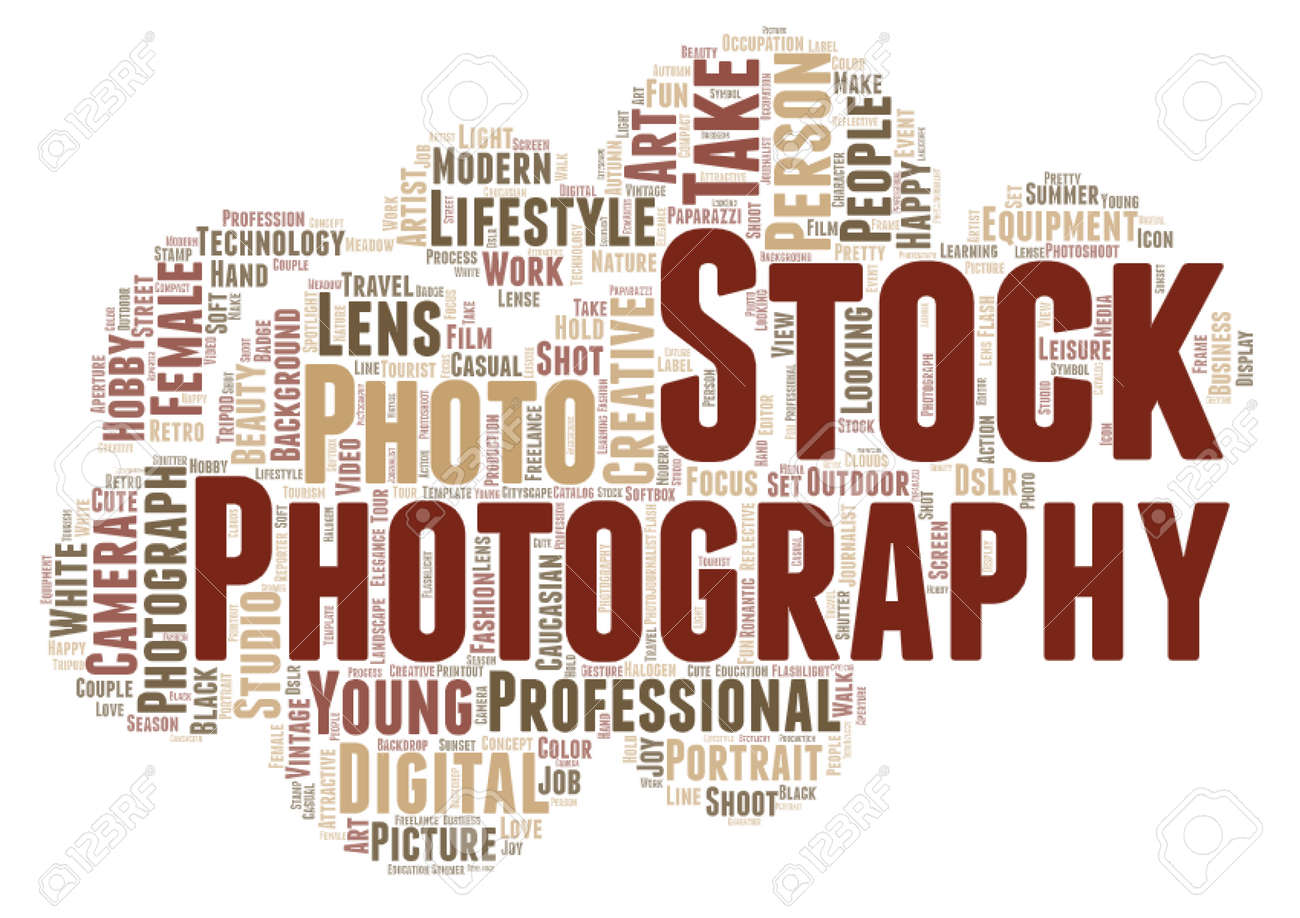 Stock photography word cloud concept on white background, 3d rendering - 171843038 Stock photography word cloud concept on white background, 3d rendering - 171843038