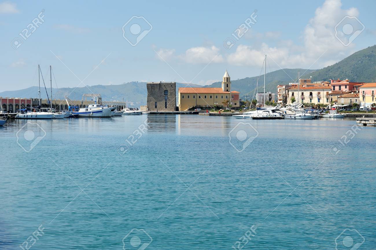 Port of Acciaroli, National Park of Cilento. Salerno. Southern Italy - 105482843 Port of Acciaroli, National Park of Cilento. Salerno. Southern Italy - 105482843