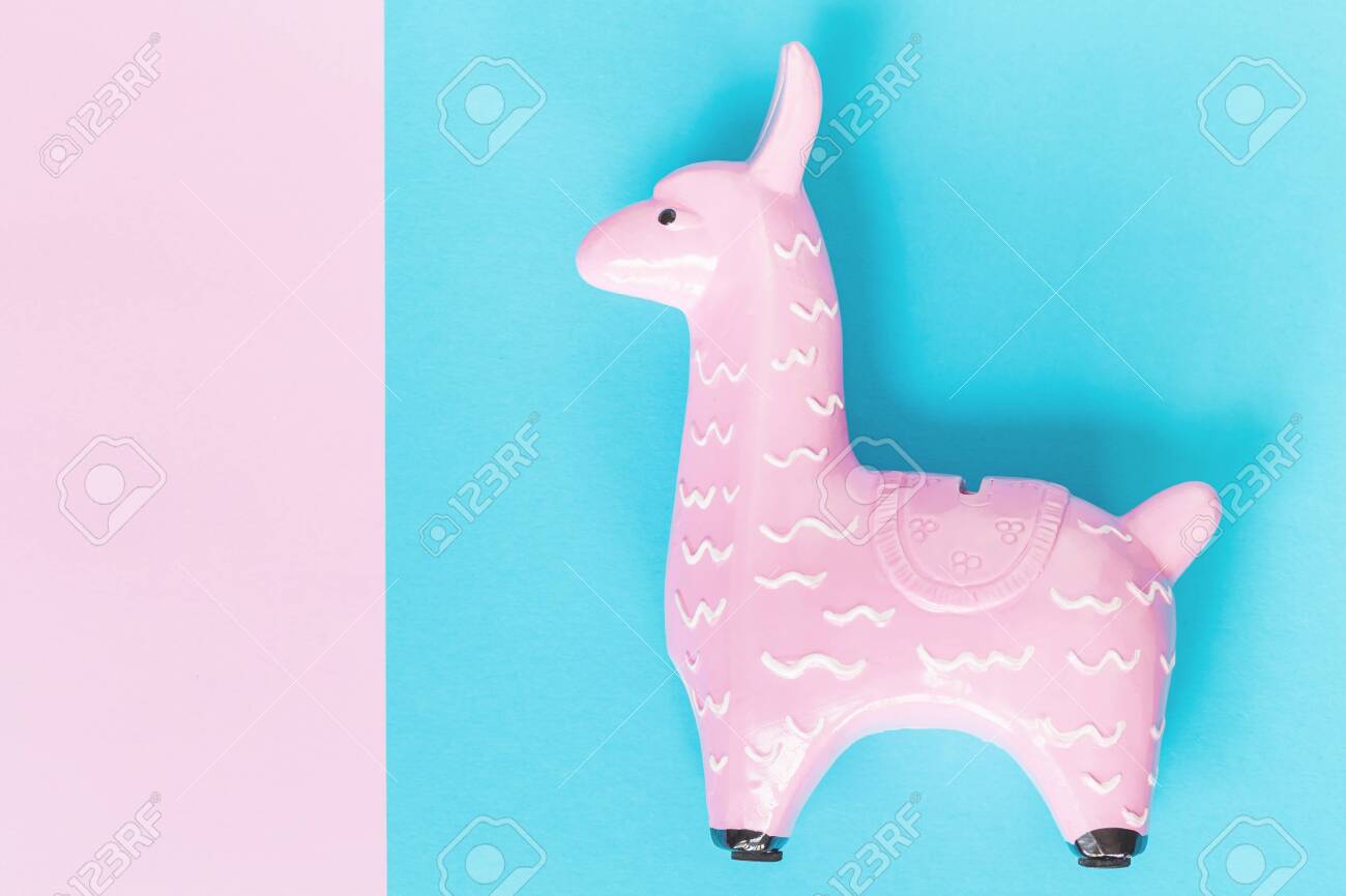 plastic llama figurine