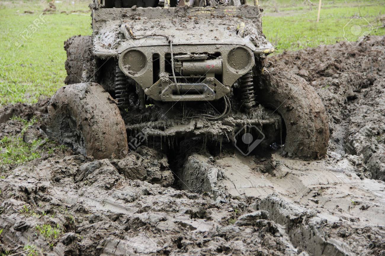 4x4 Off Road >> Muddy Off Road Vehicle Driving Through Mud On 4x4 Offroad Race 4x4 Off Road >> Muddy Off Road Vehicle Driving Through Mud On 4x4 Offroad Race