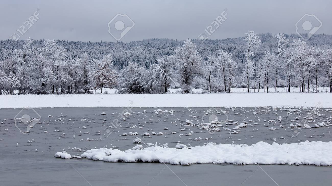 Christmas Winter Landscape Desktop Wallpaper