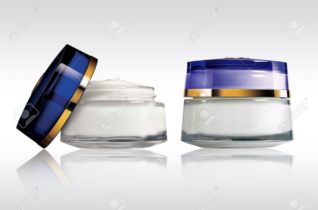Cosmetics - blank crem packaging isolated - 14006846 Cosmetics - blank crem packaging isolated - 14006846
