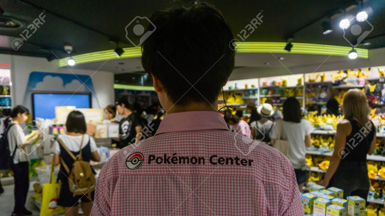 Tokyo Japan August 18 Unidentified Pokemon Center Sales Stock Photo Picture And Royalty Free Image Image