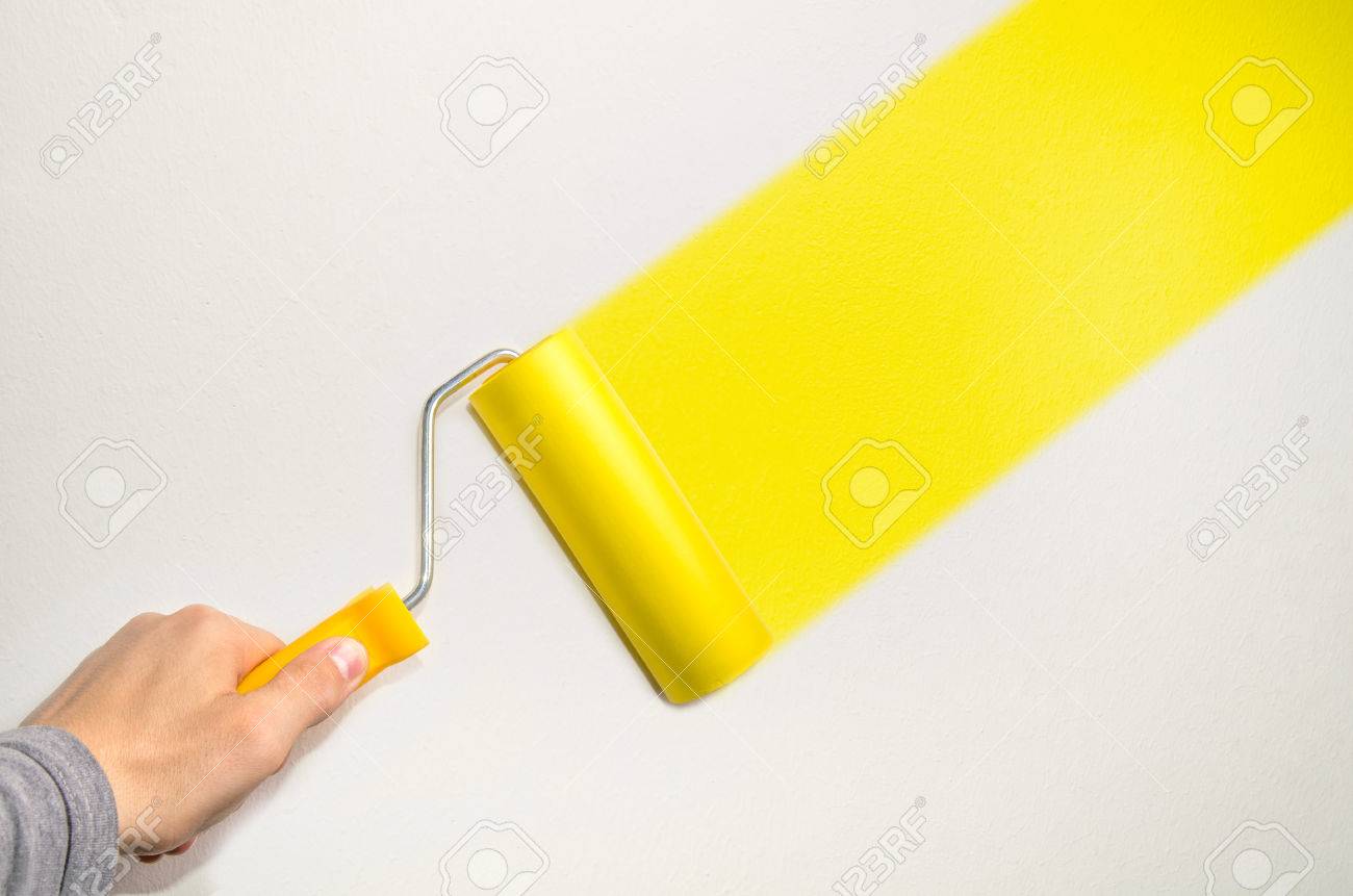 hand hold roll tool for painting or burnishing finishing work