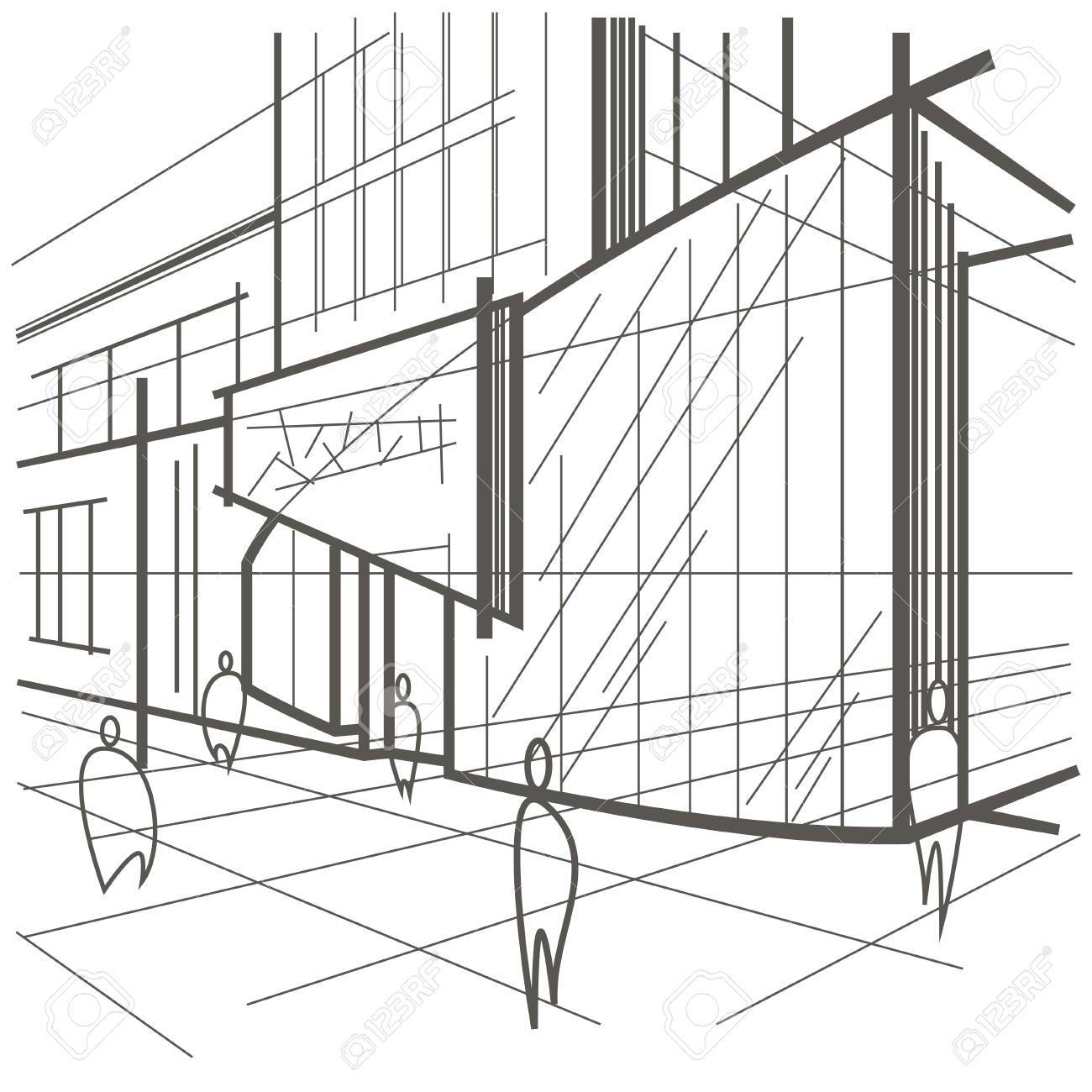 architektonische gebäude skizzen skizze linear architektonische skizze linear modernes gebäude fragment der straße auf weißem hintergrund standardbild linear modernes der architektonische gebäude skizzen skizze linear architektonische skizze linear modernes gebäude fragment der straße auf weißem hintergrund standardbild linear modernes der