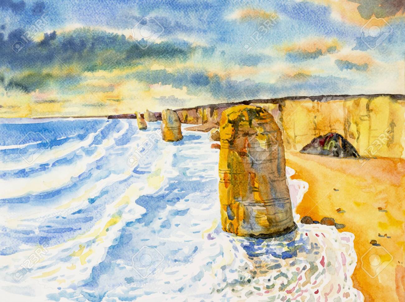 オーストラリアの海の… 絵 です。