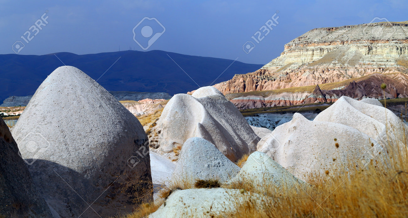 Photo bright beautiful mountains in Cappadocia - 161037241 Photo bright beautiful mountains in Cappadocia - 161037241