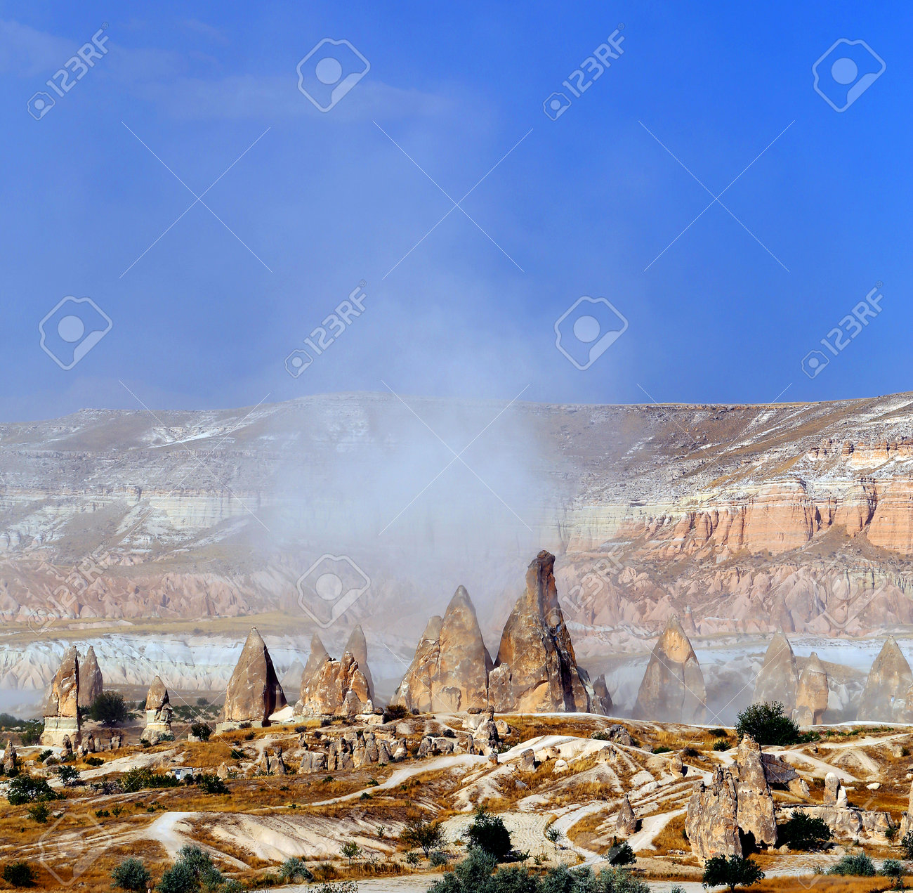 Photo bright beautiful mountains in Cappadocia - 161037247 Photo bright beautiful mountains in Cappadocia - 161037247