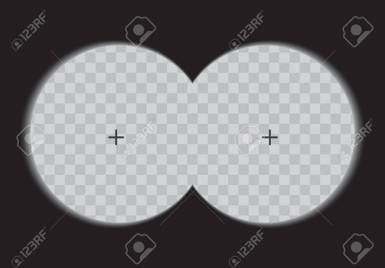 透明な背景に双眼鏡を表示します ベクトルの図 のイラスト素材 ベクタ Image
