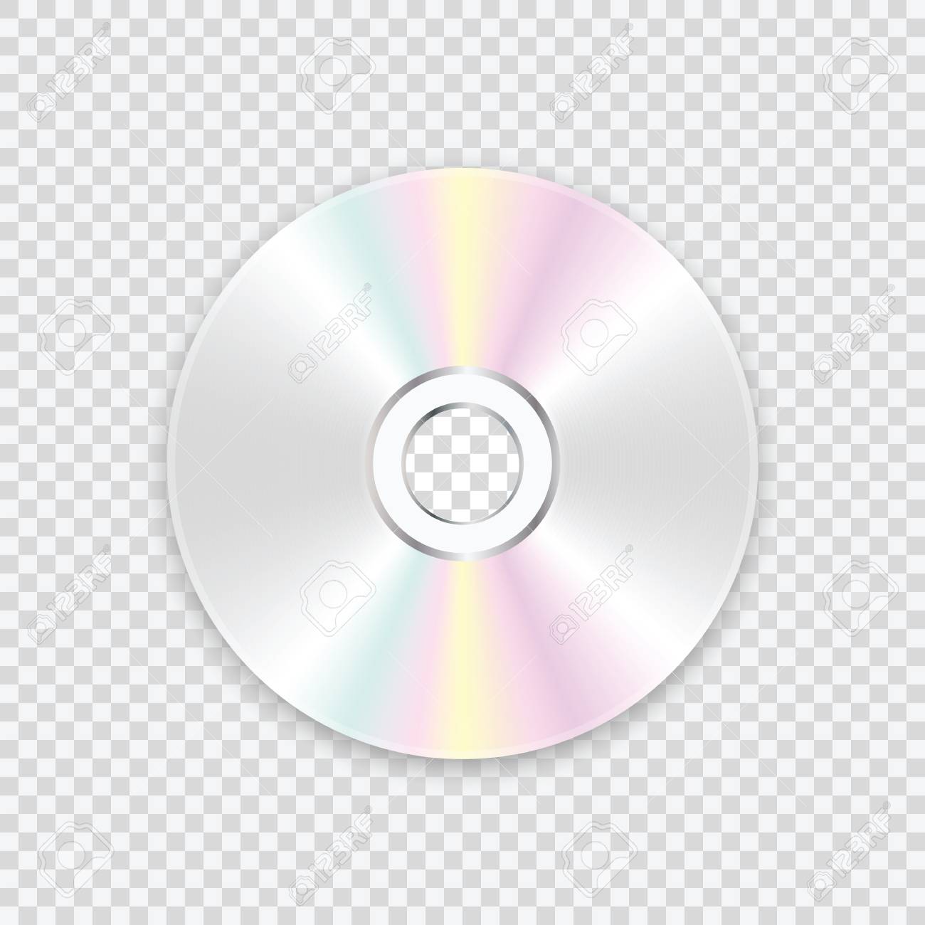 背景が透明な Cd ディスク 現実的なコンパクト ディスク ベクトルの図 のイラスト素材 ベクタ Image