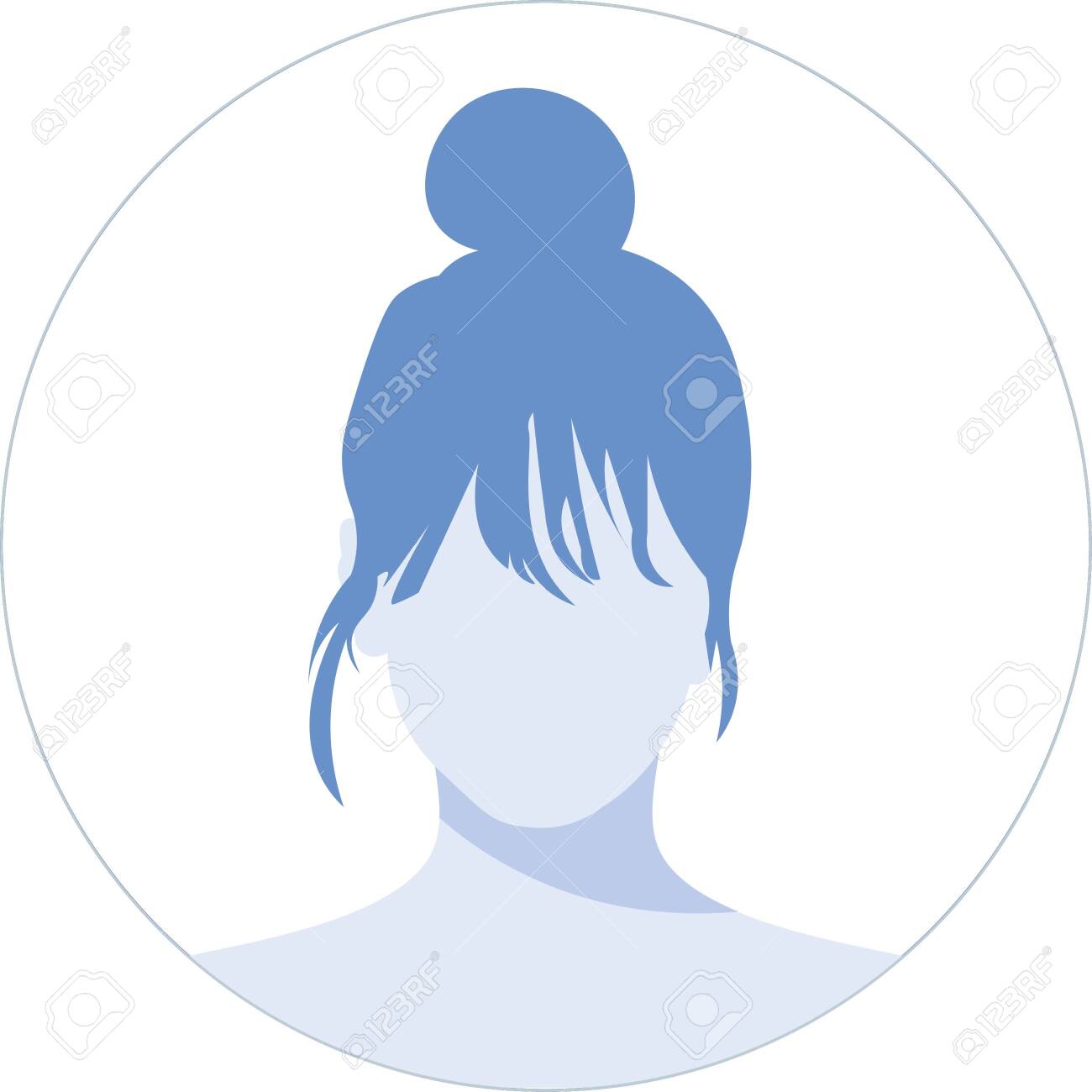 Hand Drawn, Modern, Woman Avatar Profile Icon (or Portrait Icon). User Flat  Avatar Icon, Sign, Profile Female Symbol Design Illustration Royalty Free  SVG, Cliparts, Vectors, and Stock Illustration. Image 148019353., image size:1300x1300