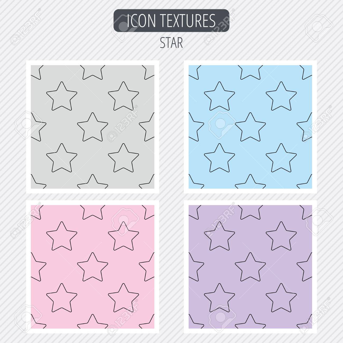 星のアイコン お気に入りの記号を追加します 天文学のシンボル 斜めの線のテクスチャです シームレス パターンを設定します ベクトル のイラスト素材 ベクタ Image