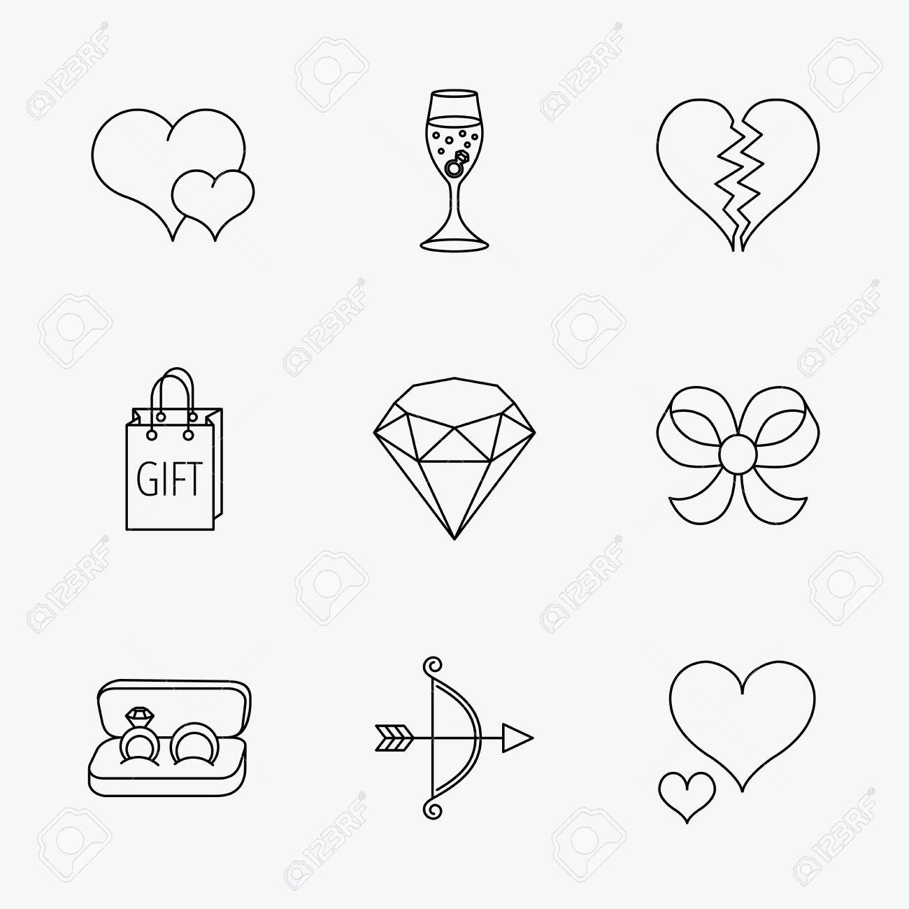 愛の心 ギフト用の箱および結婚指輪アイコン 壊れた心と婚約線形標識 バレンタイン恋愛矢印 華麗なフラット ライン アイコン 白い背景の上の線形の黒いアイコン のイラスト素材 ベクタ Image 愛の心 ギフト用の箱および結婚指輪アイコン 壊れた心と婚約線形標識 バレンタイン恋愛矢印 華麗なフラット ライン アイコン 白い背景の上の線形の黒いアイコン のイラスト素材 ベクタ Image