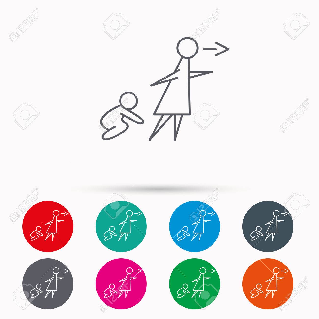 unattended baby icon babysitting care sign do not leave your what to do when your babysitting