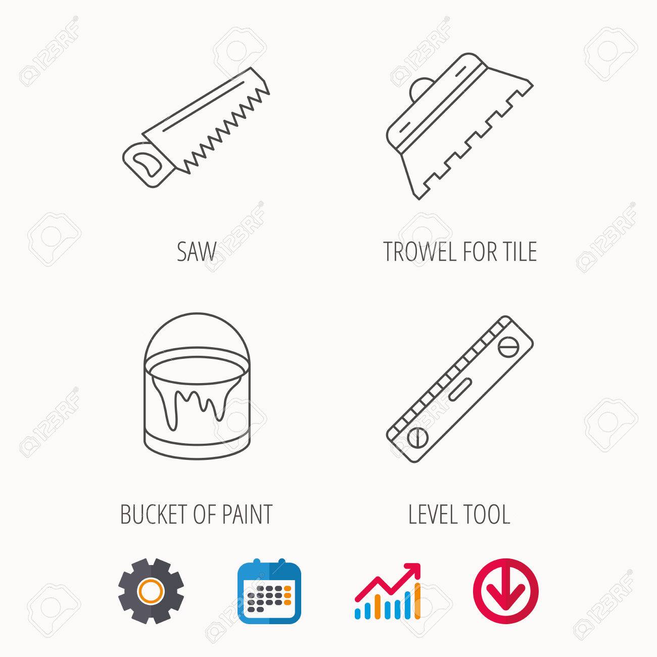 Tile Trowel Chart