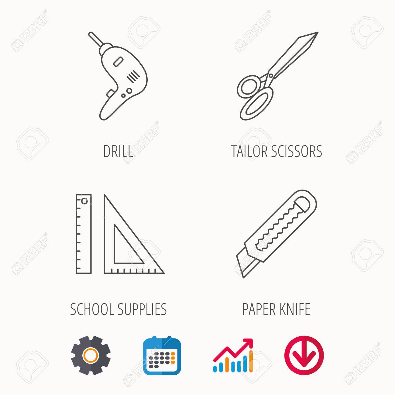 School Supplies Chart