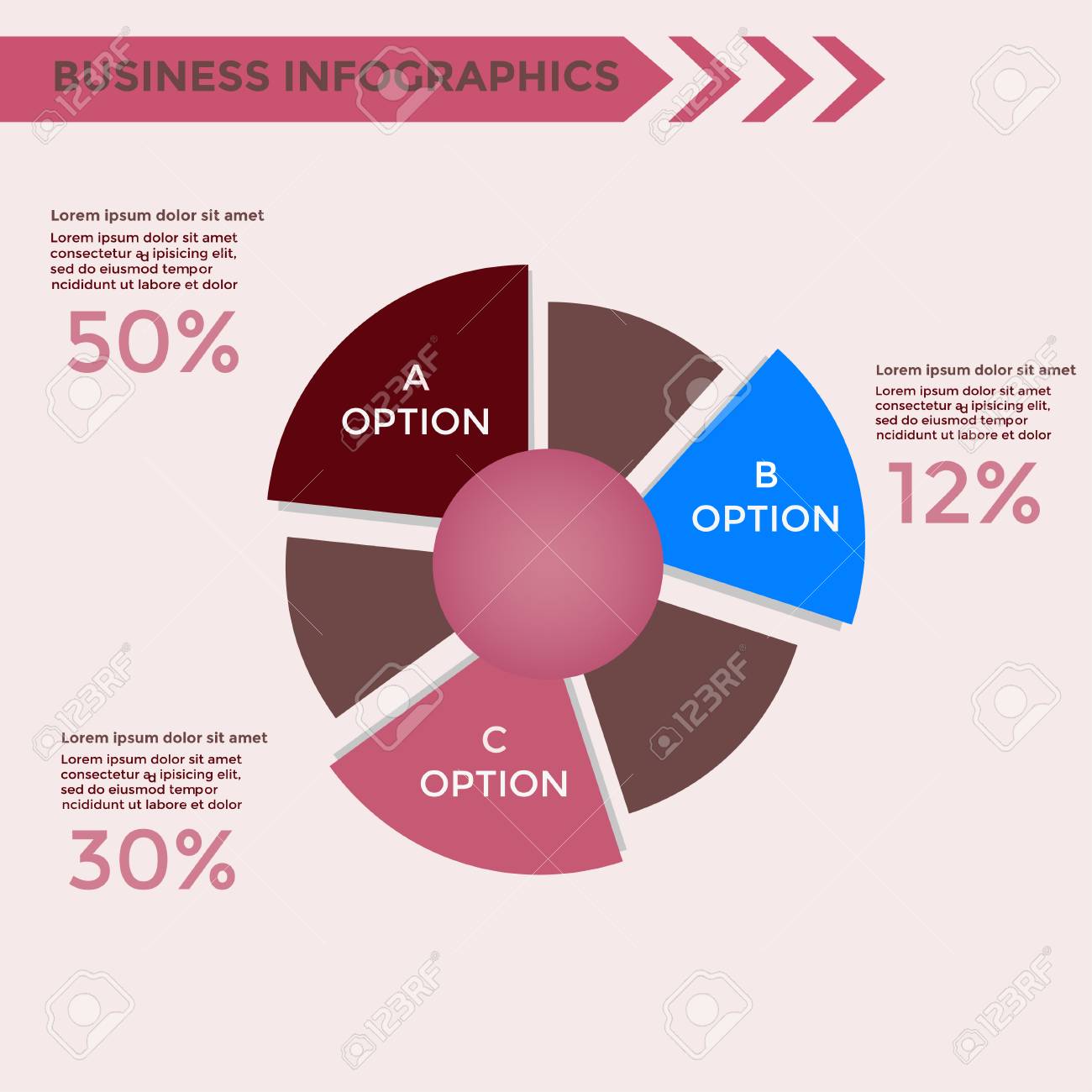 infographics elements business vector illustration for