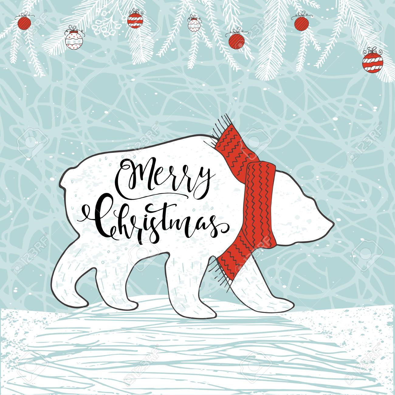 レタリング引用符メリークリスマス 魔法の瞬間とかわいいクリスマスギフトカード 簡単に編集可能なテンプレート ポストカード ポスター Tシャツ バナー用のモダンイラスト のイラスト素材 ベクタ Image