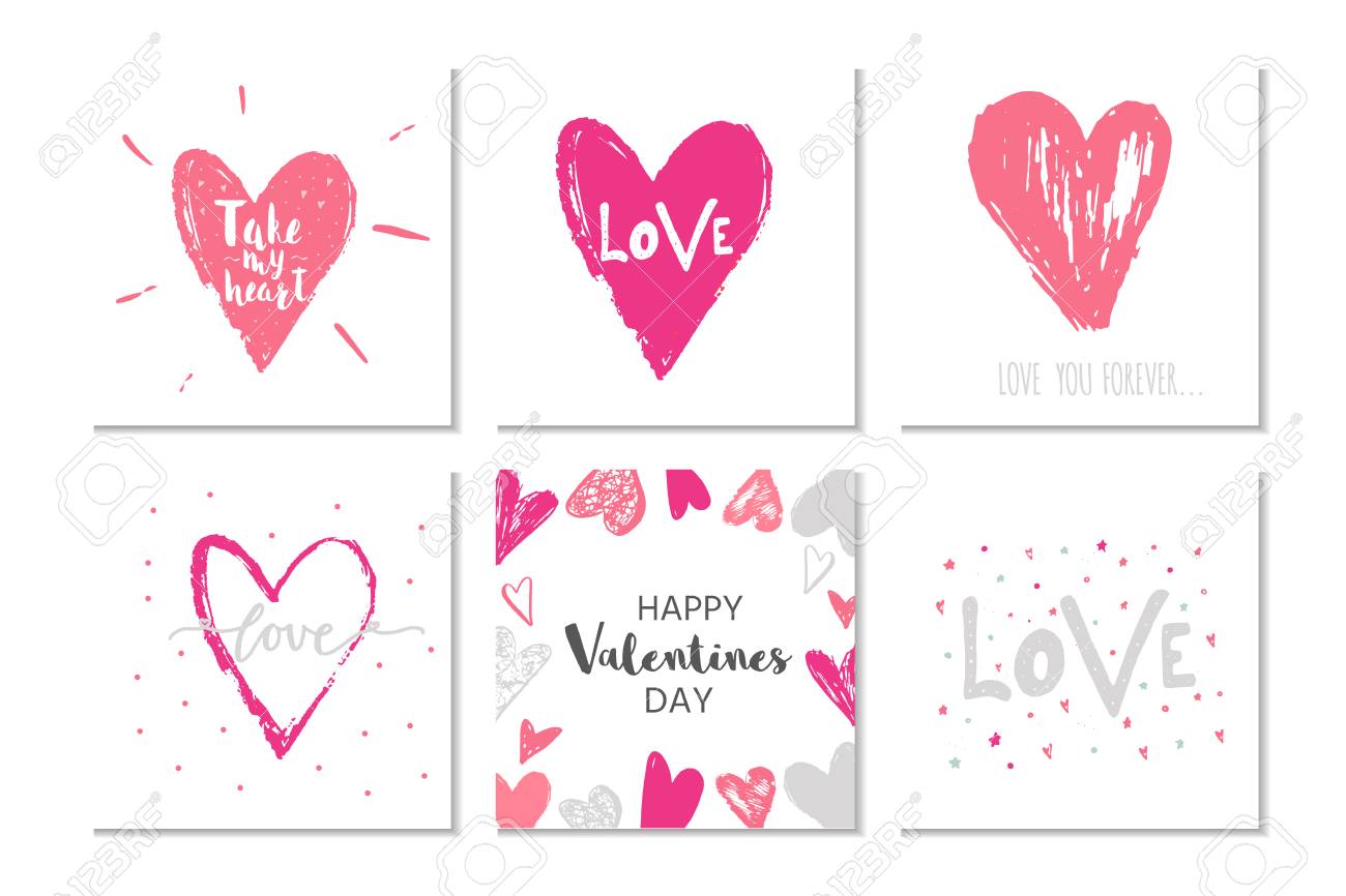 Tarjeta San Valentín Romántica - Diseño Manos Y Corazón, Papel 300g/m², Con Sobre