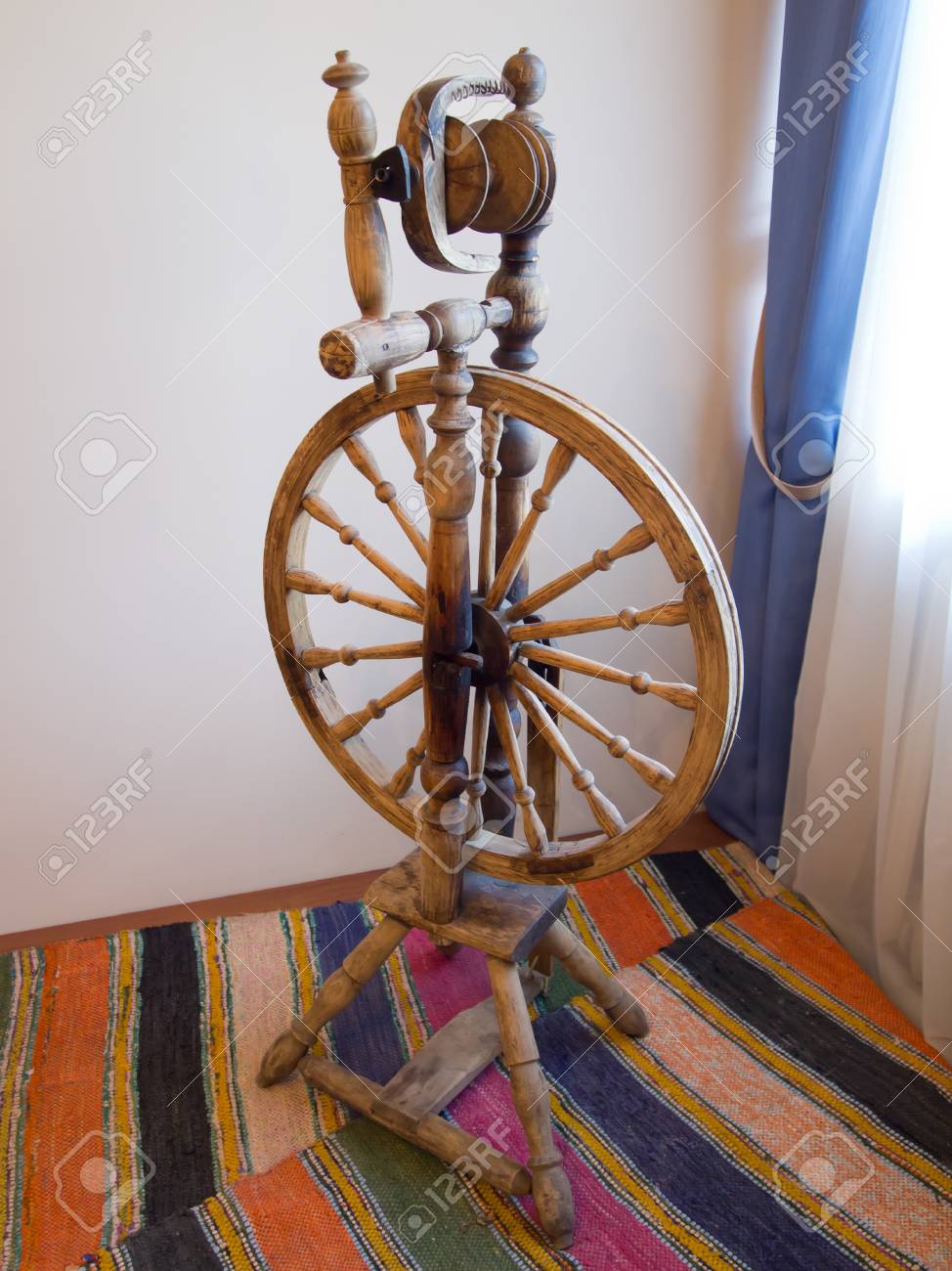 custom spinning wheel on Former Russian Spinning Wheel For Thread Stock Photo Picture And Royalty Free Image Image 58954011