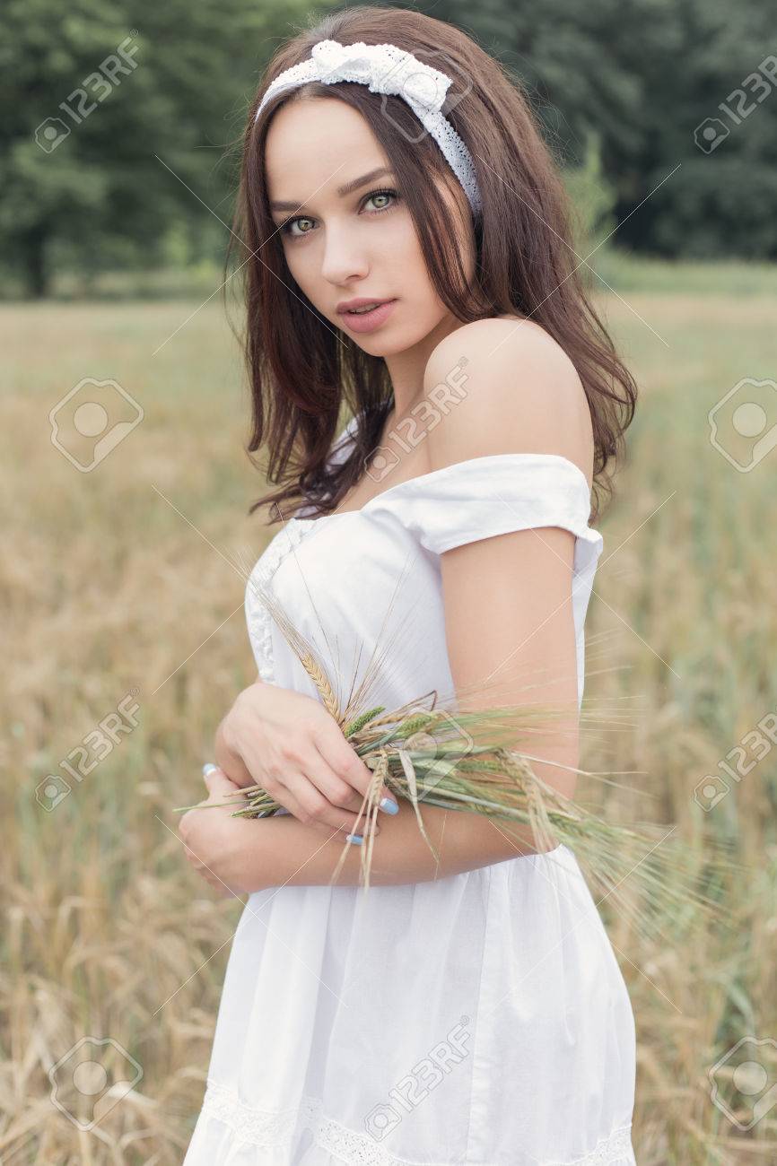 white sundress girl