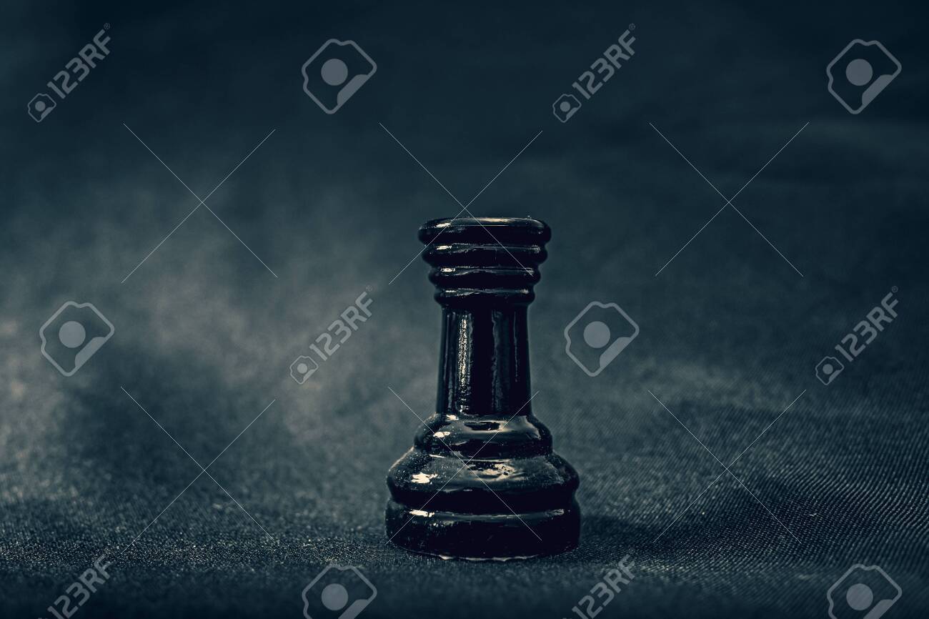 Rook Chess Piece Broken on Side Bokeh Photography · Creative Fabrica