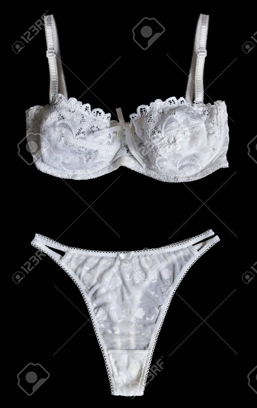 lencería blanca encaje