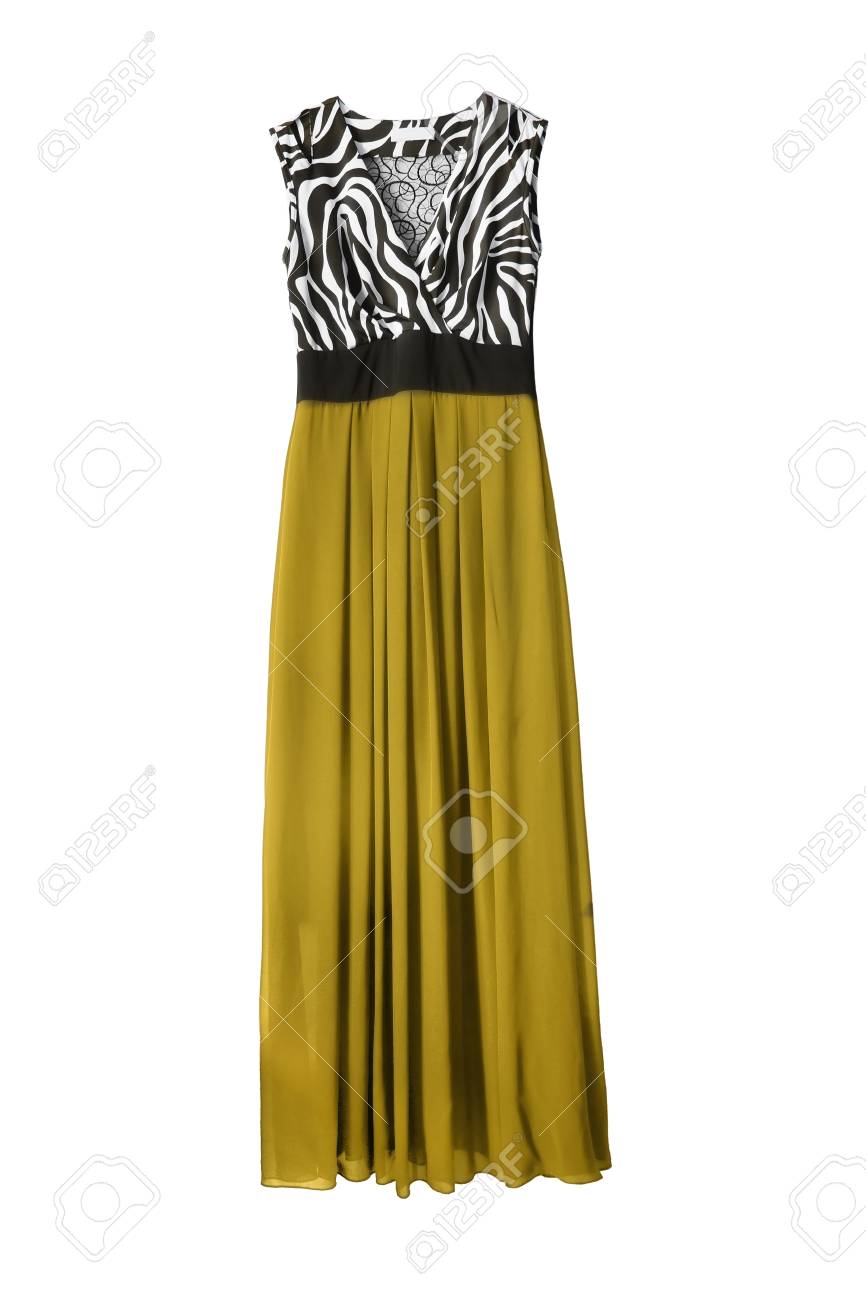 yellow silk maxi dress