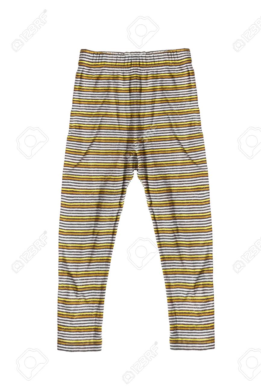 striped yellow pants