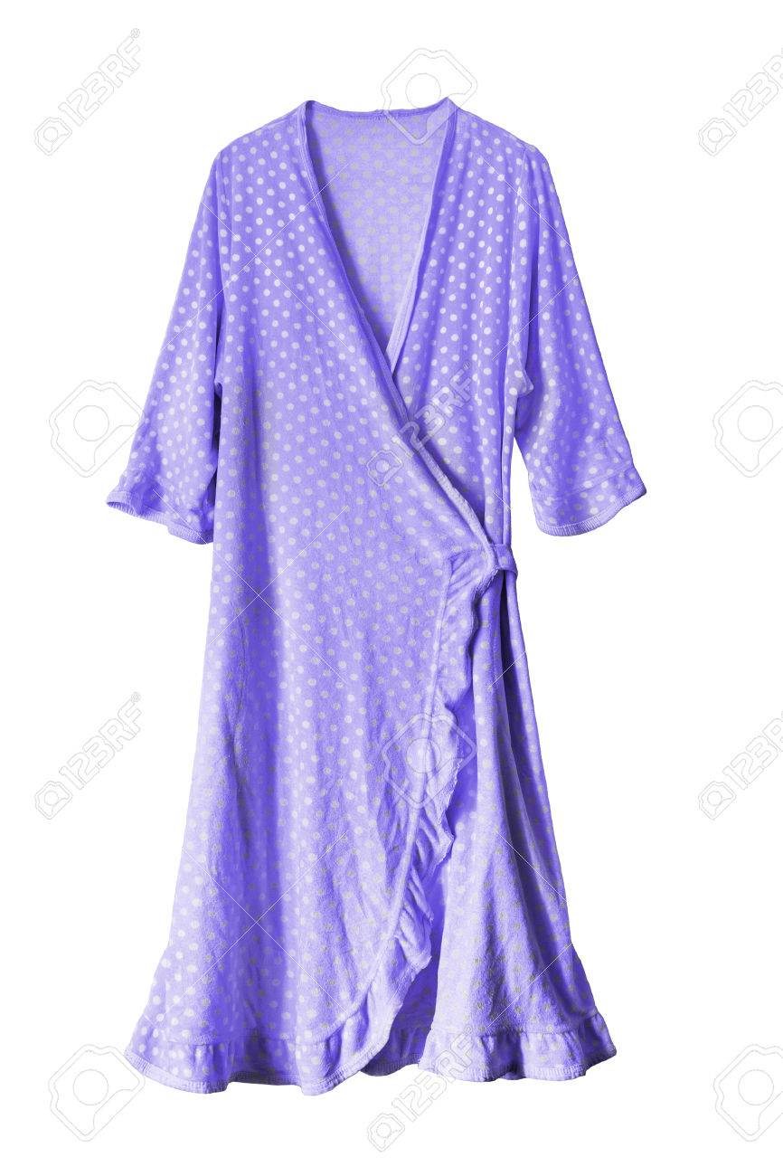 lavender dressing gown