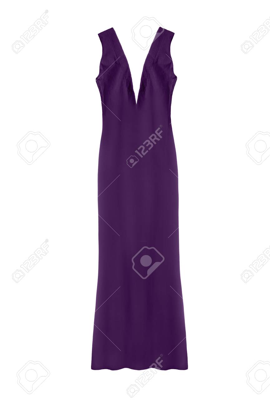 dark violet gown