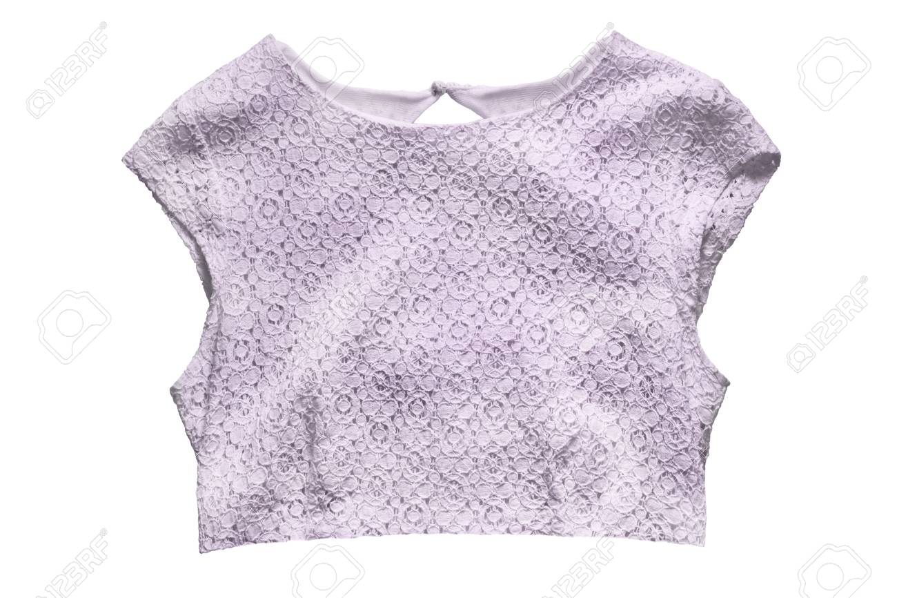 white elegant crop top