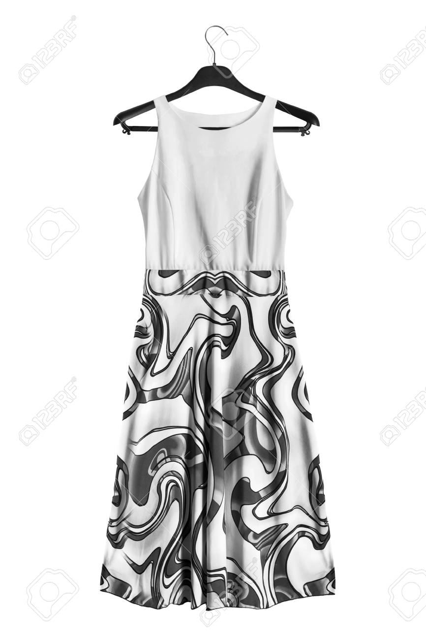 black and white sundress