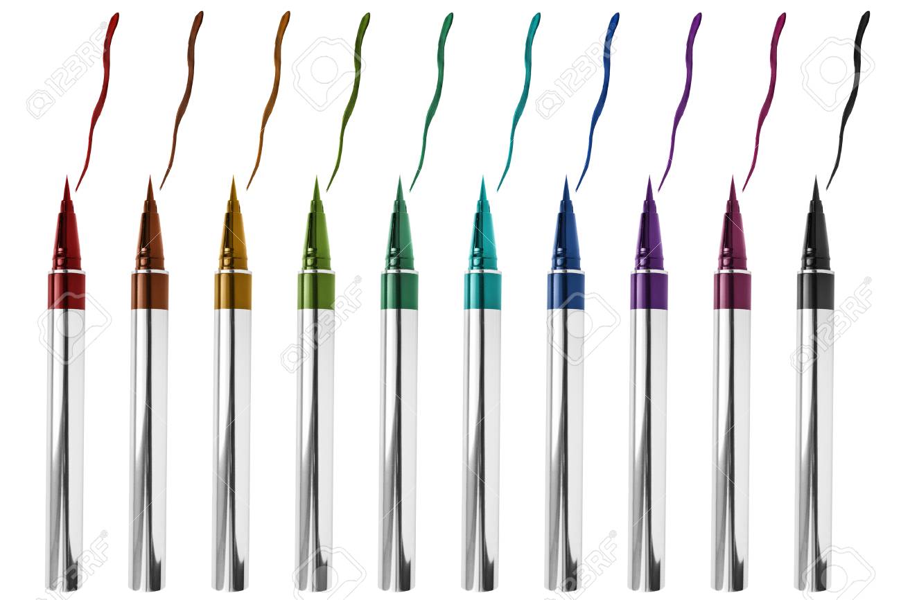different color liquid eyeliner