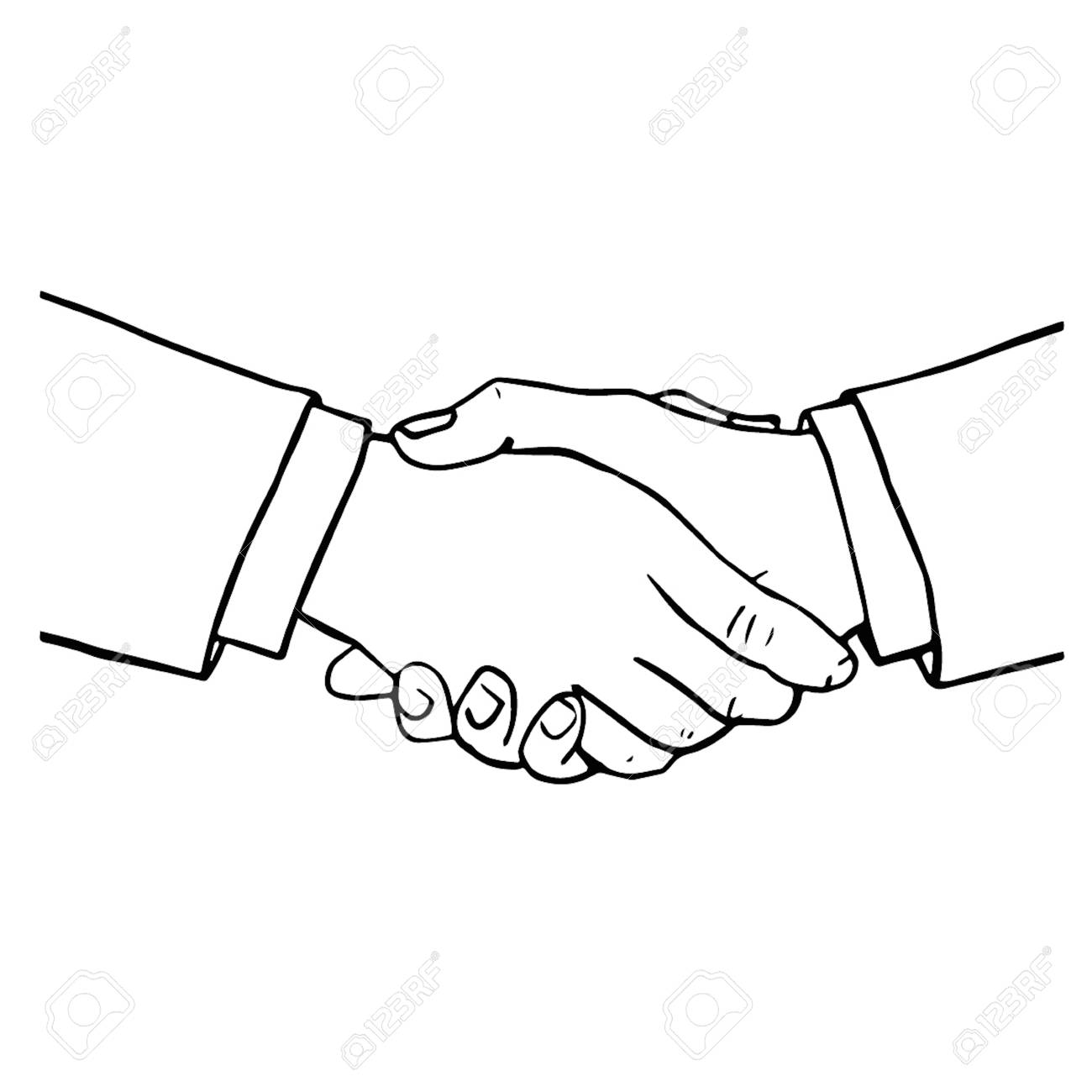 Mano Manos Dibujadas Ilustracion Simbolo De Icono De Lineas En