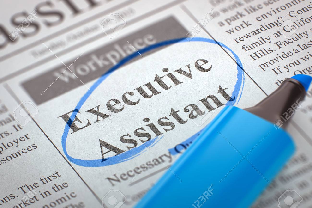 Executive Assistant - Classified Advertisement Of Hiring In ...