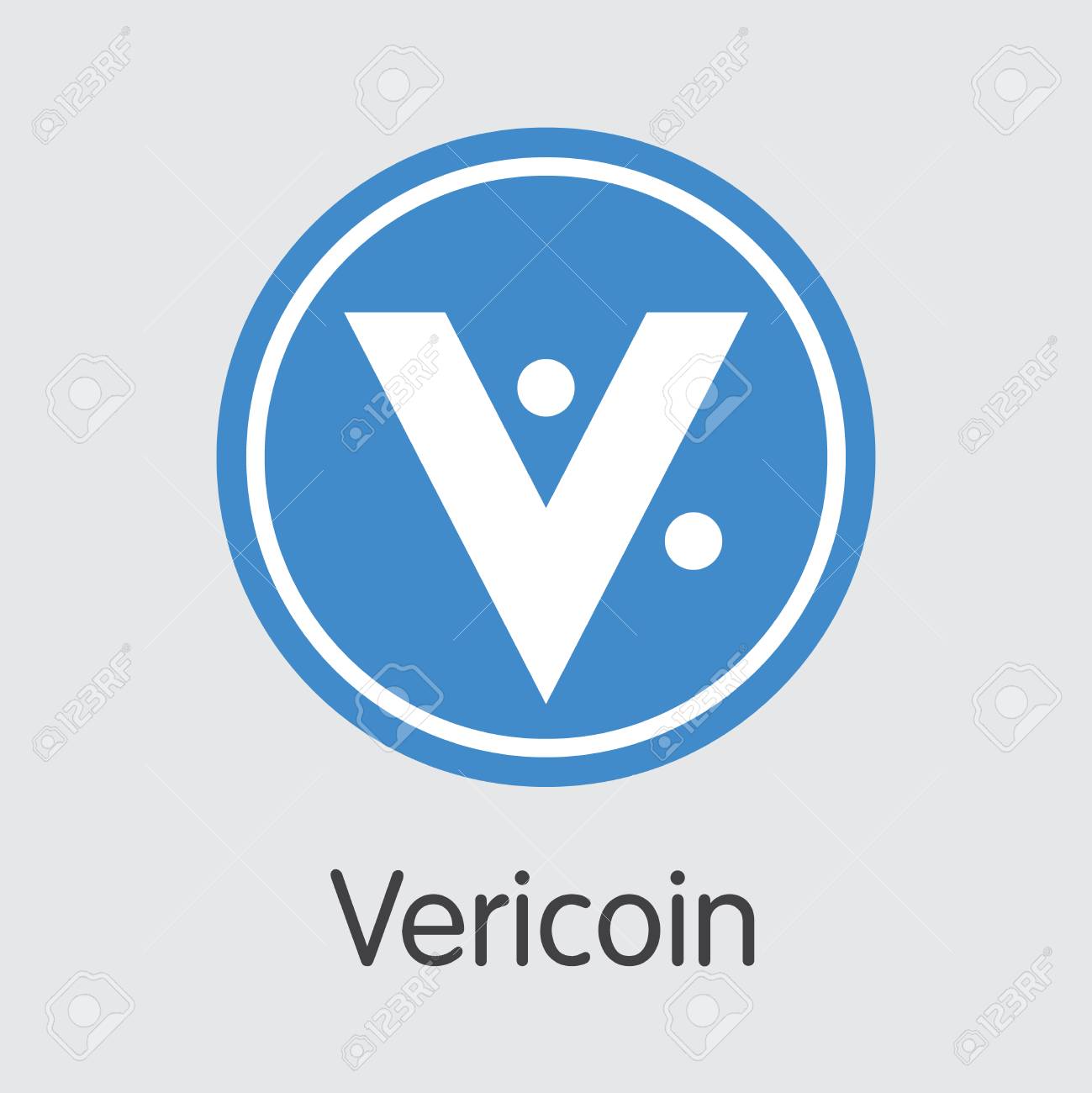 베리 코인 디지털 통화 코인. VRC의 벡터 거래 부호입니다. 로열티 무료 사진, 그림, 이미지 그리고 스톡포토그래피. Image  95809020