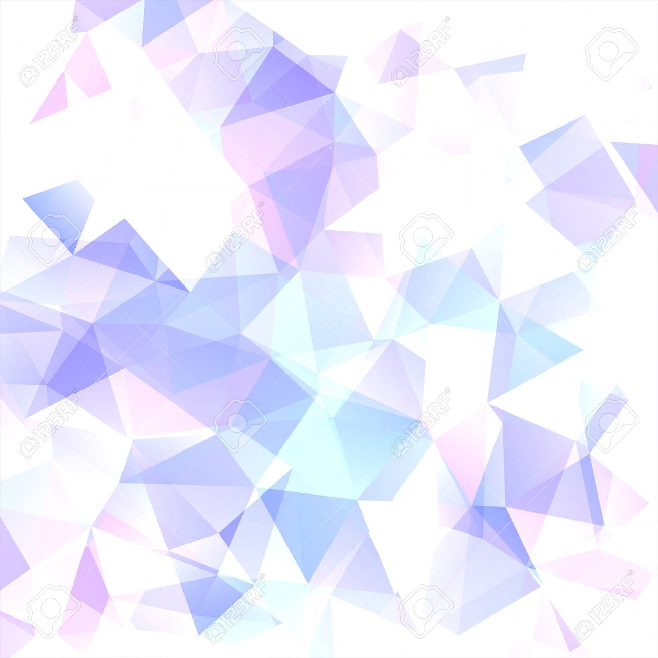 Fond Abstrait Compose De Triangles Illustration Vectorielle Couleurs Pastel Bleu Rose Blanc Clip Art Libres De Droits Vecteurs Et Illustration Image