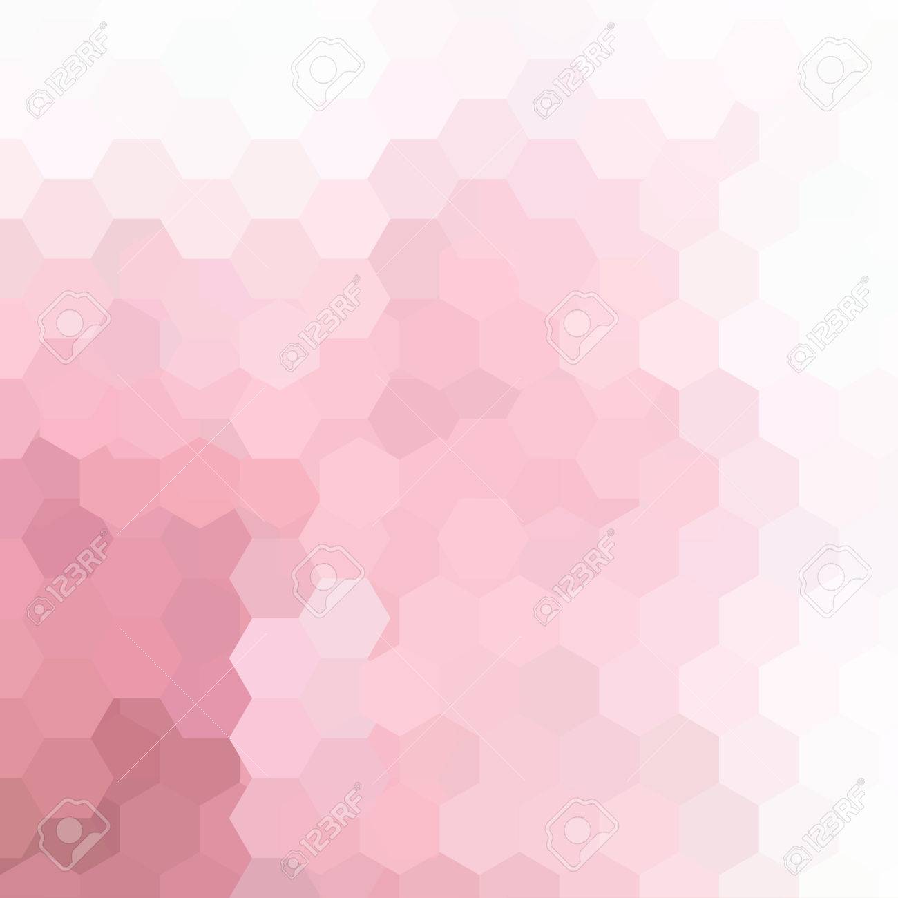 Resumen De Fondo Que Consiste En Hexagonos Diseno Geometrico Para Presentaciones De Negocios O Un Volante Bandera Plantilla Web Ilustracion Del Vector Rosa Colores Blancos Ilustraciones Vectoriales Clip Art Vectorizado Libre De