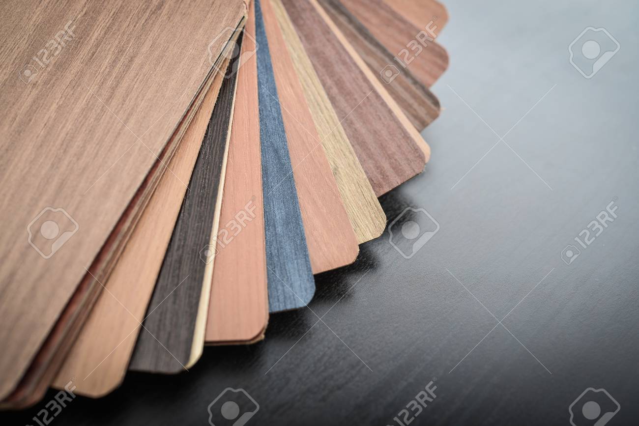 Conjunto De Tablones De Construcción De Madera Laminada Para El Tipo De De Muebles. Conjunto De Muestras De Aglomerado Laminado. Fotos, Imágenes Y Fotografía De Archivo Libres De Derecho.