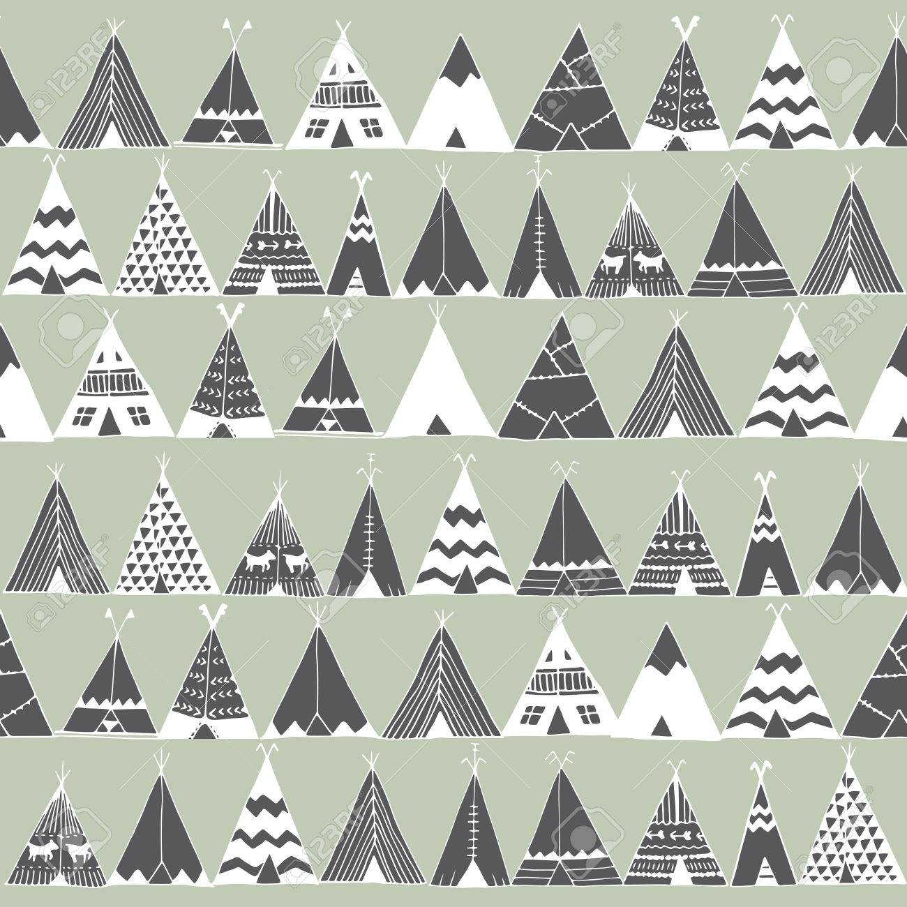 テント ネイティブ アメリカン夏テント イラスト ベクトル のイラスト素材 ベクタ Image