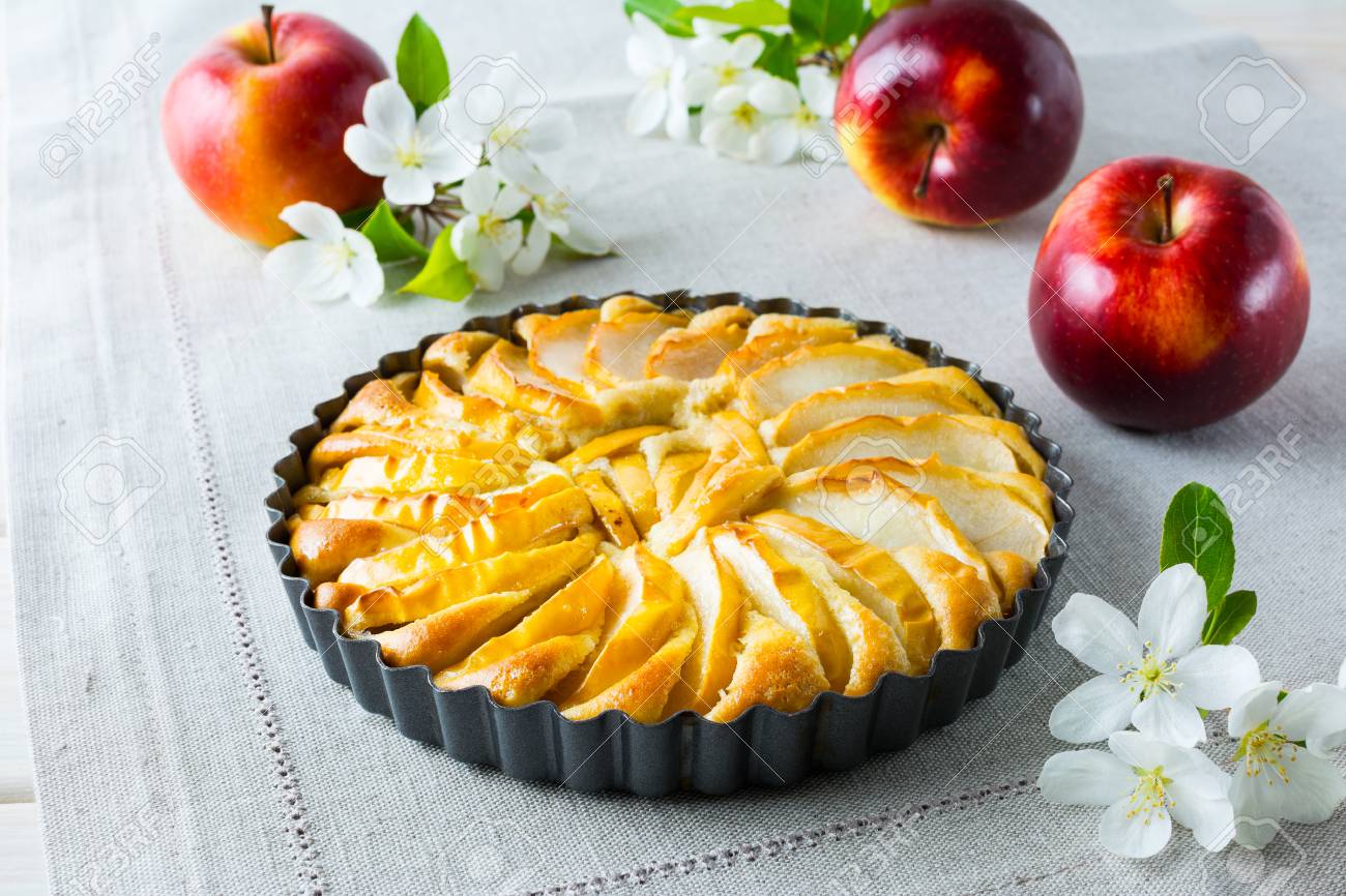 Apple Pie And Apple Blossom On The Linen Napkin Homemade Apple Stock Photo Picture And Royalty Free Image Image Apple Pie And Apple Blossom On The Linen Napkin Homemade Apple Stock Photo Picture And Royalty Free Image Image