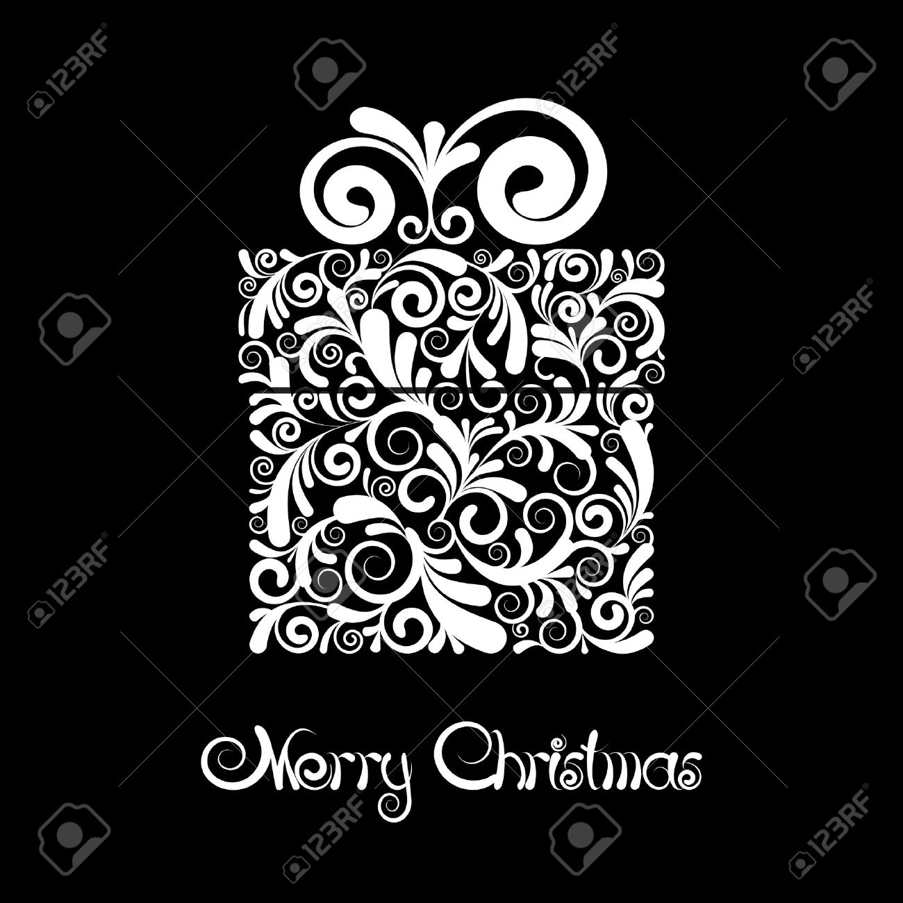 Gift card clipart black and white christmas Gift card clipart black and white christmas