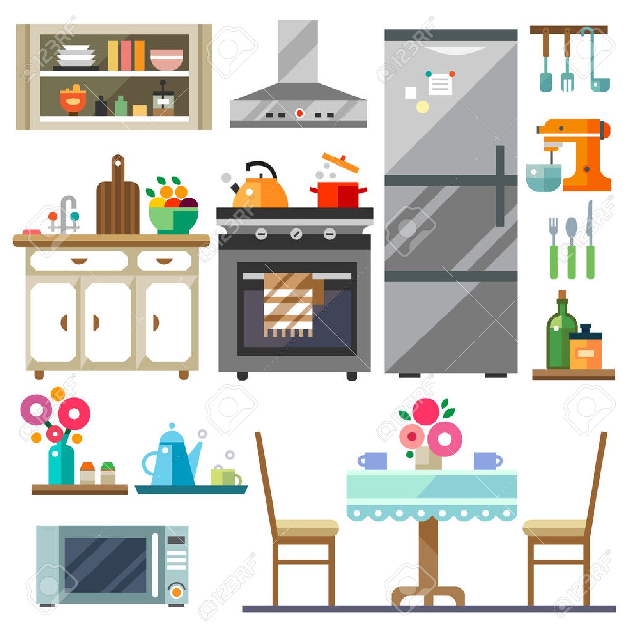 Home Furniture Clipart