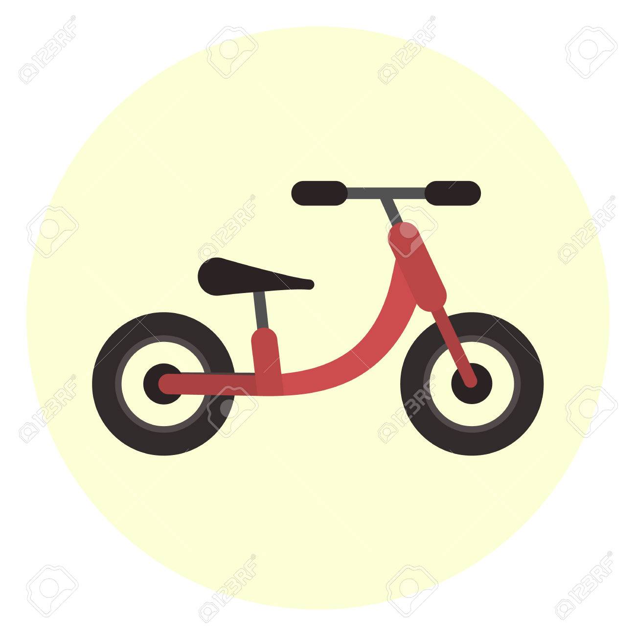 red balance bike