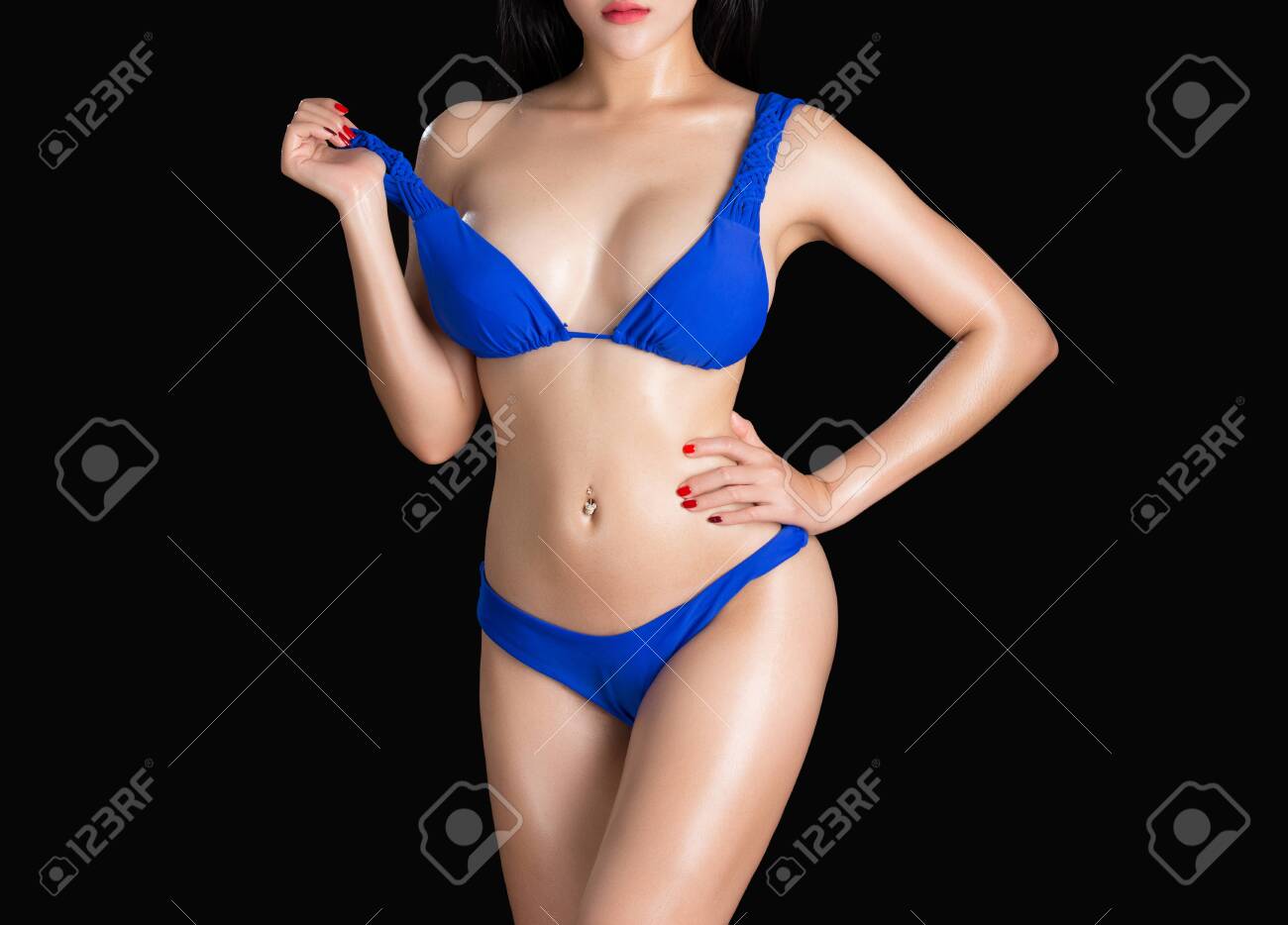 Woman Model In Sexy Bikini