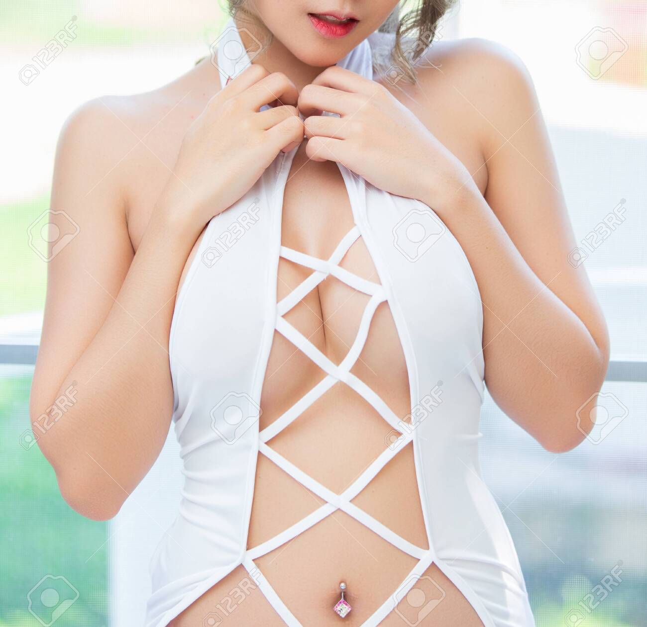 Wife in sexy swimsuit Clearance