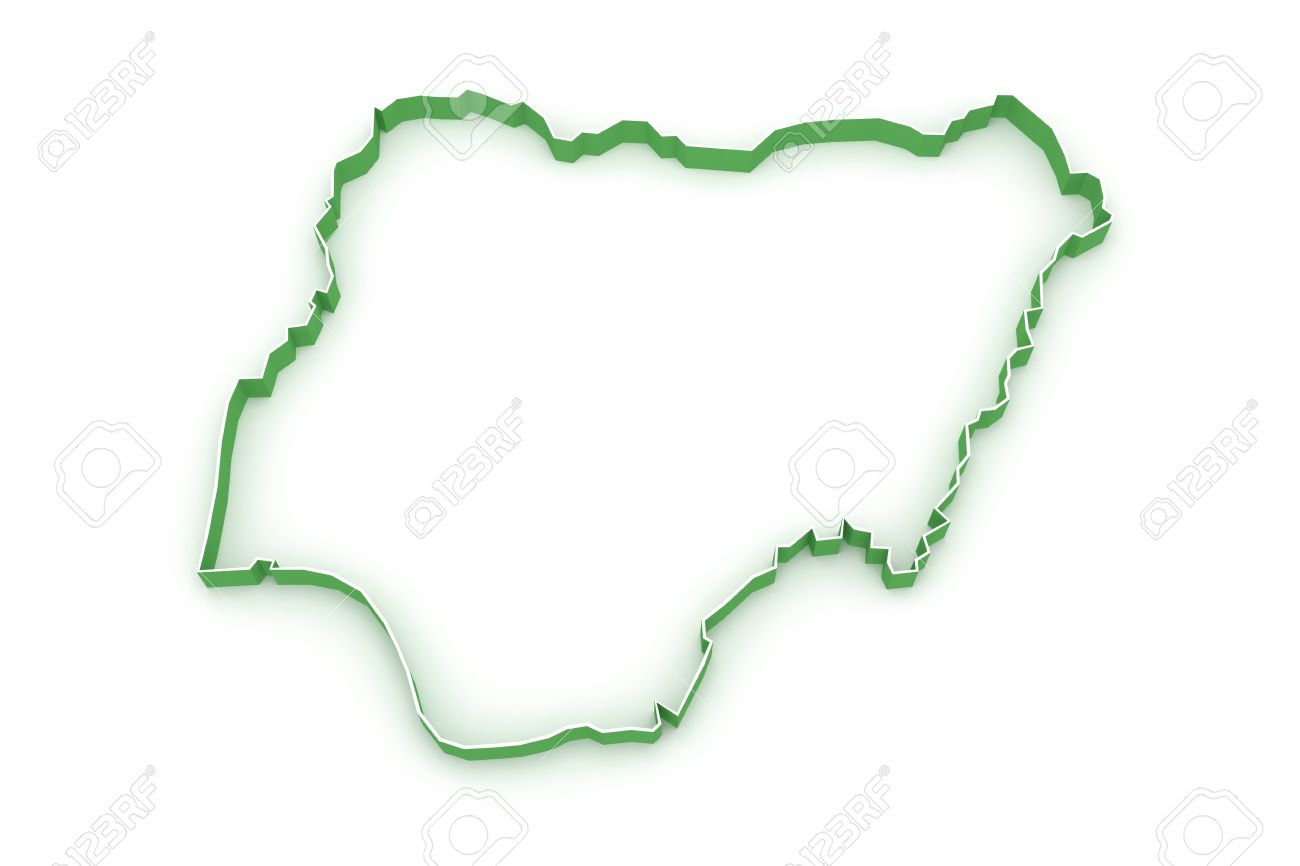3d Map Of Nigeria Map Of Nigeria. 3D Stock Photo, Picture And Royalty Free Image. Image  36900763.