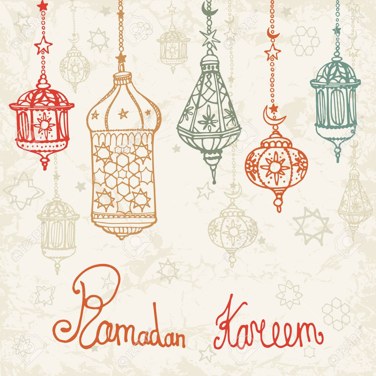 Traditional Lantern Of Ramadan Kareem Doodle Greeting Card Holy Month Muslim Community Hand Drawi Traditional Lantern Of Ramadan Kareem Doodle Greeting Card Holy Month Muslim Community Hand Drawi